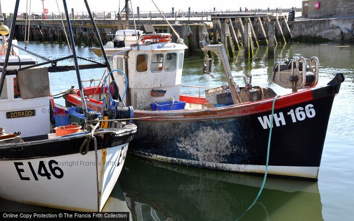 Photo of West Bay, Fishing Boats In The Harbour 2009