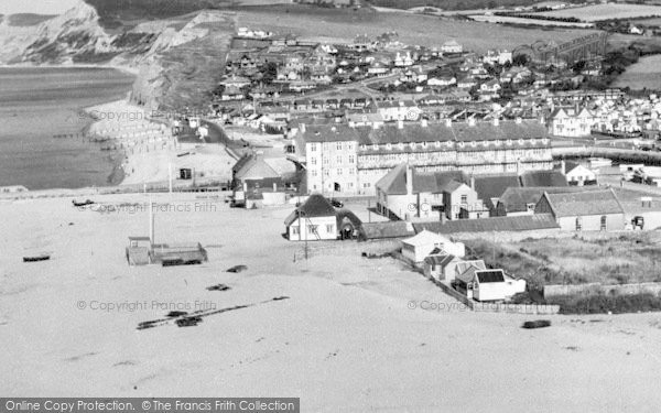 Photo of West Bay, From East Cliff c.1955