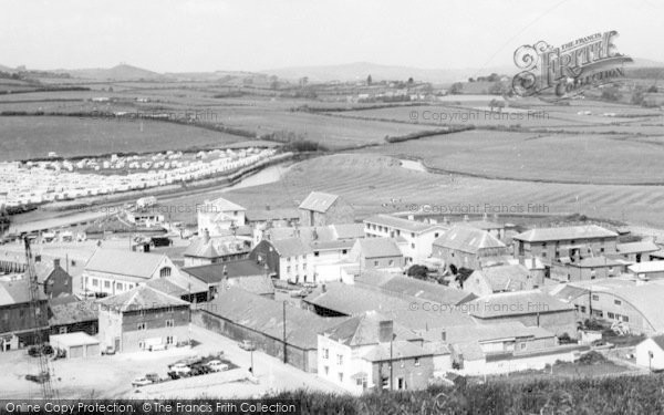 Photo of West Bay, From The Cliffs c.1960