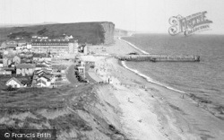 From West Cliff c.1955, West Bay