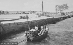 Harbour Entrance, A Boat c.1955, West Bay