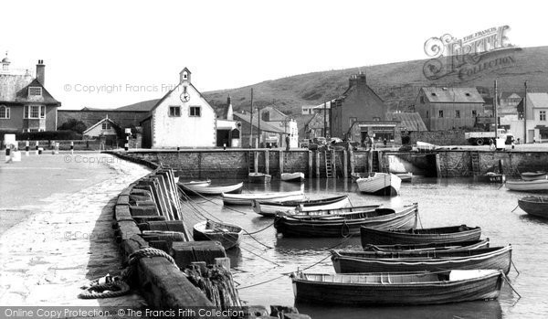 Photo of West Bay, Harbourside c.1955