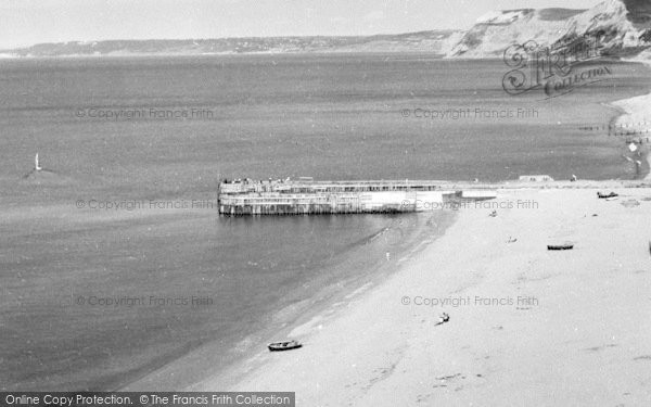 Photo of West Bay, Panorama c.1955