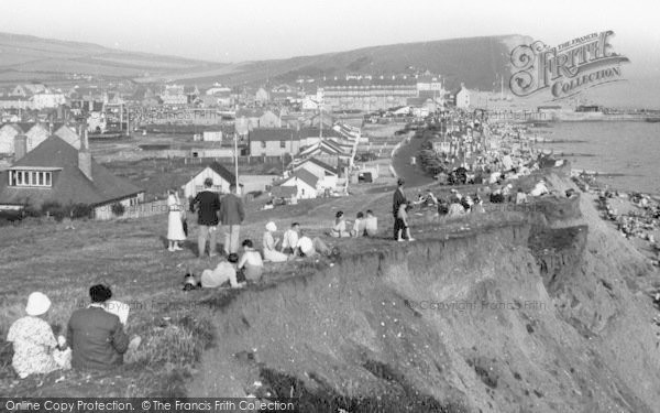 Photo of West Bay, People On The Cliffs 1937
