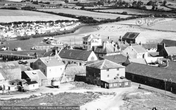 Photo of West Bay, Showing Camping Field c.1955