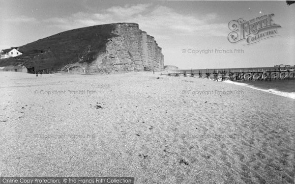 Photo of West Bay, The Beach c.1955
