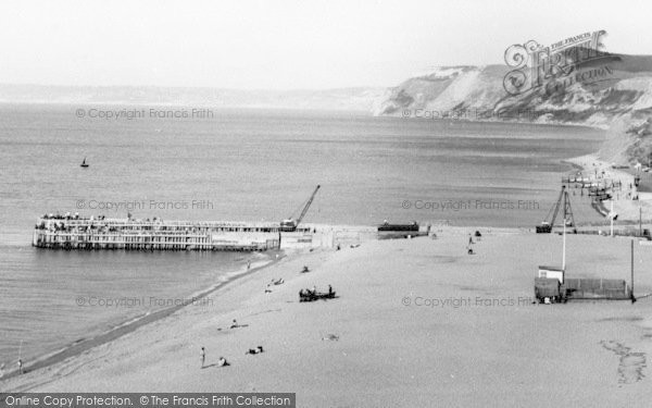 Photo of West Bay, The Beach c.1960