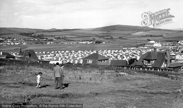 Photo of West Bay, The Caravan Camp c.1960