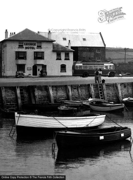 Photo of West Bay, The George Hotel c.1955