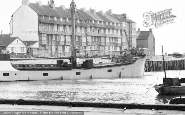 Photo of West Bay, The Harbour c.1960