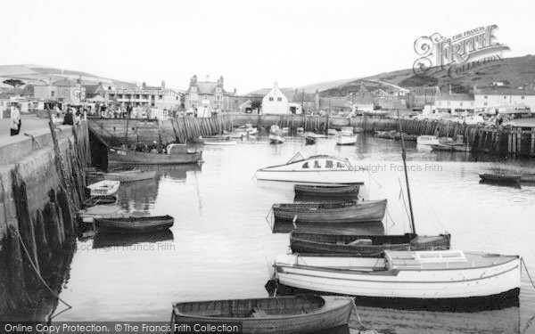 Photo of West Bay, The Harbour c.1960