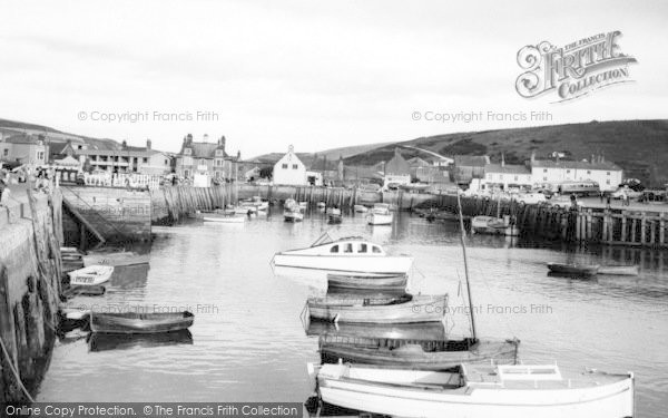 Photo of West Bay, The Harbour c.1960