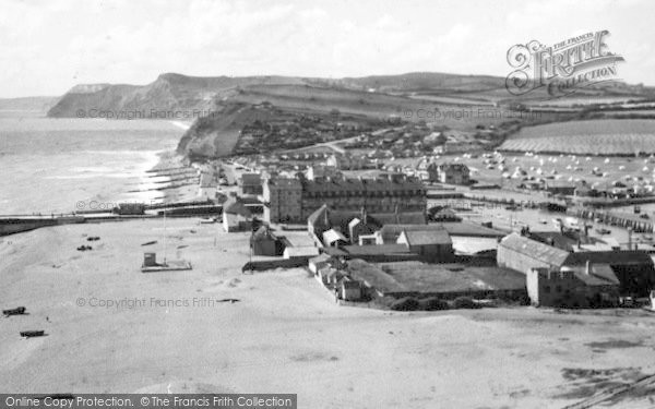 Photo of West Bay, View From East c.1950