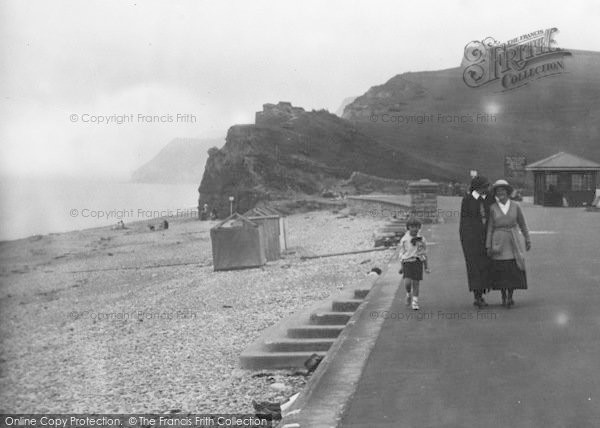 Photo of West Bay, Walking By The Beach 1918