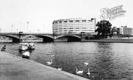 West Bridgford, Bridgford Hotel and Trent Bridge c1965