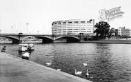 Bridgford Hotel And Trent Bridge c.1965, West Bridgford