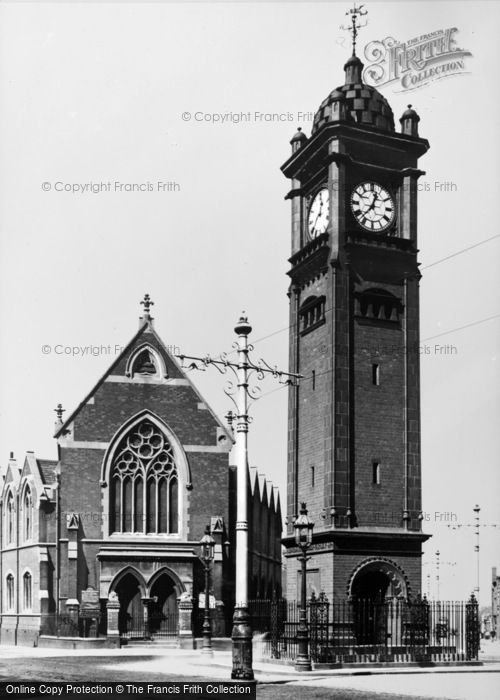 Photo of West Bromwich, Farley Clock Tower, Carters Green c1900