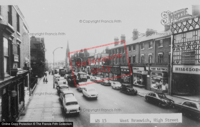 Photo of West Bromwich, High Street c.1960