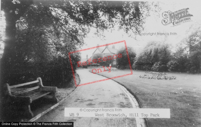 Photo of West Bromwich, Hill Top Park c.1960
