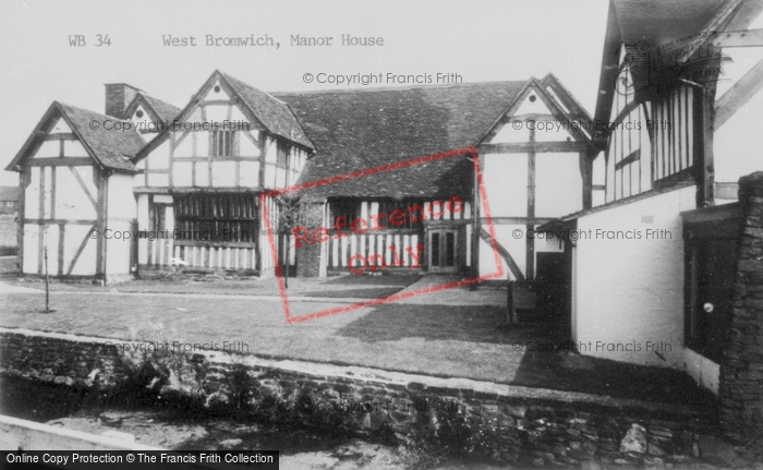 Photo of West Bromwich, Manor House c.1965