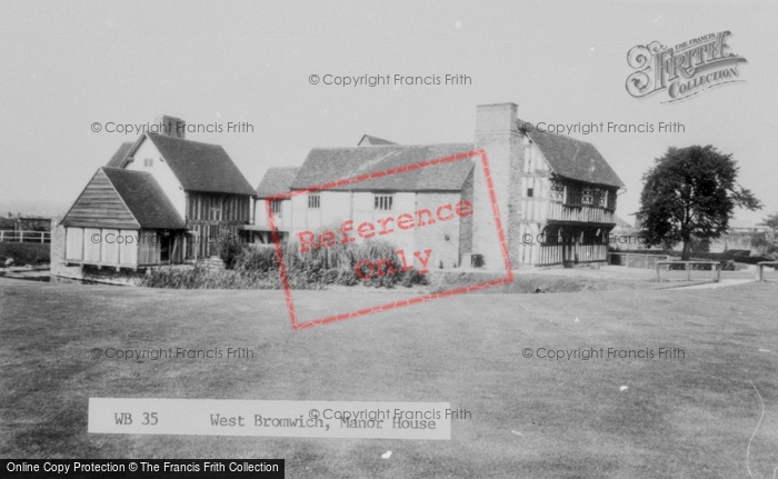 Photo of West Bromwich, Manor House c.1965