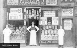 Melias Grocers c.1900, West Bromwich