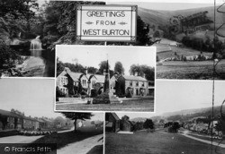 Greetings From West Burton Composite c.1955, West Burton