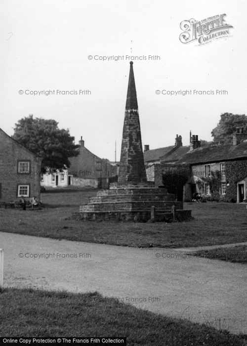 Photo of West Burton, Market Cross And Stocks c.1955