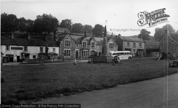 Photo of West Burton, Market Cross c.1955