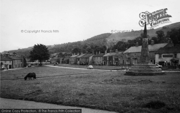 Photo of West Burton, The Green And Market Cross c.1955