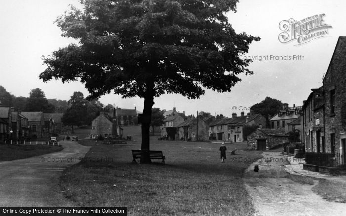 Photo of West Burton, The Green c.1955