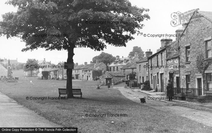 Photo of West Burton, The Green c.1955