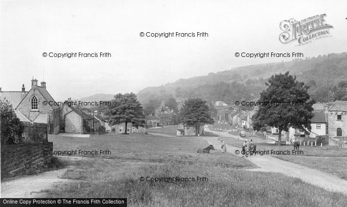 Photo of West Burton, The Village c.1955