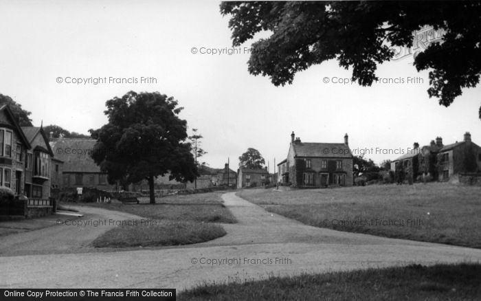 Photo of West Burton, The Village c.1955