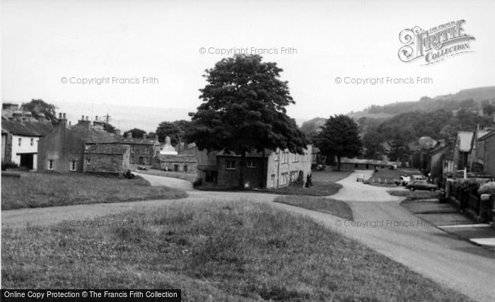Photo of West Burton, The Village c.1955
