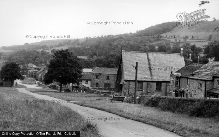Photo of West Burton, The Village c.1955