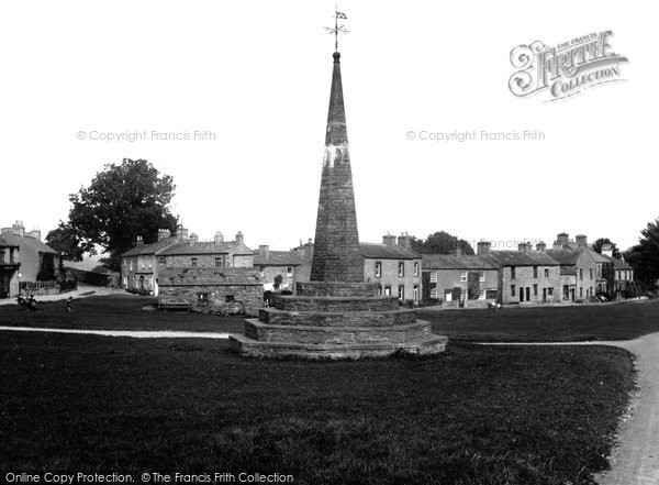 Photo of West Burton, Village Green And Market Cross 1929