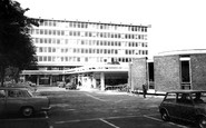 West Byfleet, Shopping Centre and Library c1965