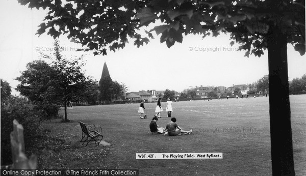 Photo of West Byfleet, The Playing Field c.1965