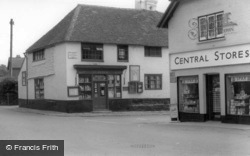 Post Office And Cross Roads c.1960, West Chiltington