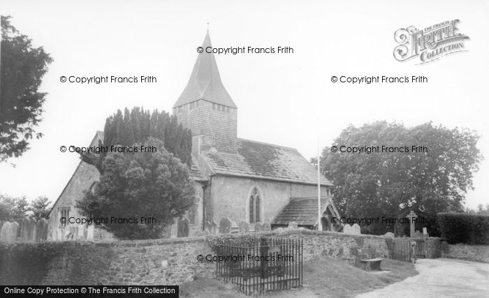 Photo of West Chiltington, St Mary's Church And Stocks c.1960