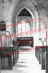St Mary's Church Interior c.1960, West Chiltington