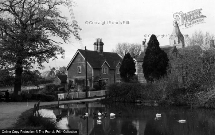 Photo of West Chiltington, The Village Pond c.1955