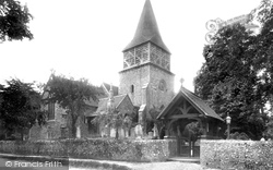 Church Of St Peter And St Paul And Lychgate 1904, West Clandon