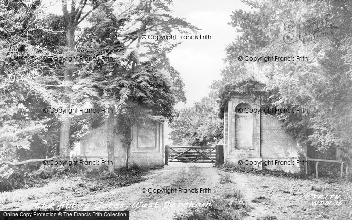 Photo of West Dereham, The Abbey Gates c.1955