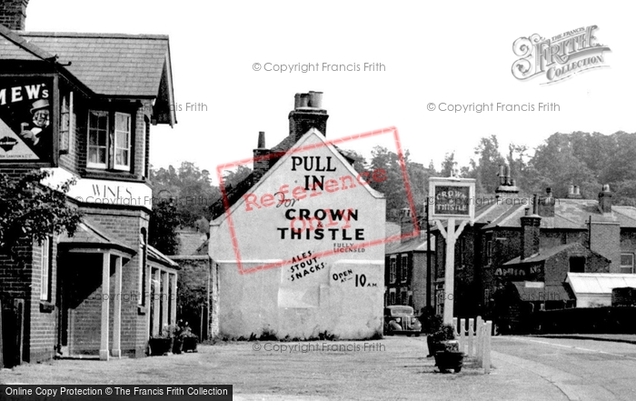 Photo of West End, The Crown And Thistle, Swaythling Road c.1950