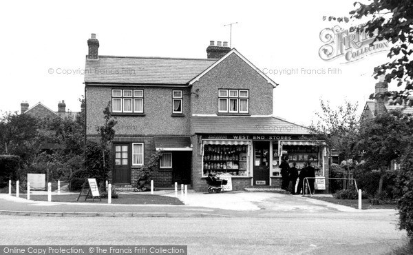 Photo of West End, Village Stores c.1955