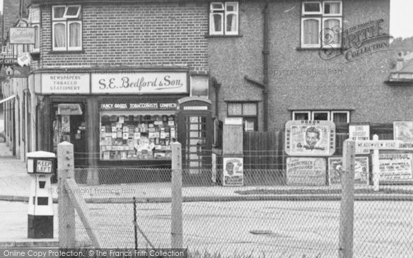 Photo of West Ewell, S E Bedford & Son Newsagent c.1950