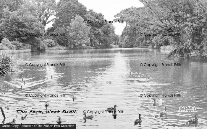 Photo of West Ewell, The Park c.1965