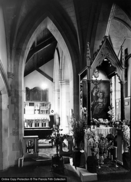 Photo of West Grinstead, Our Lady Of Consolation Roman Catholic Church Interior c.1960
